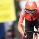 Egan Bernal lors du prologue du récent Tour de Romandie KEYSTONE/LAURENT GILLIERON